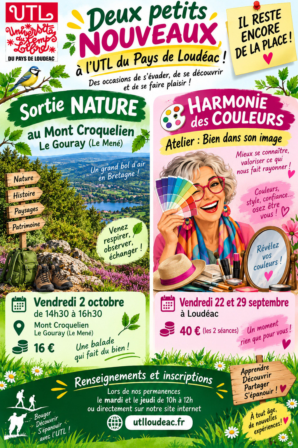 Nouveautés : Sortie Mont Croquelien - Harmonie des couleurs